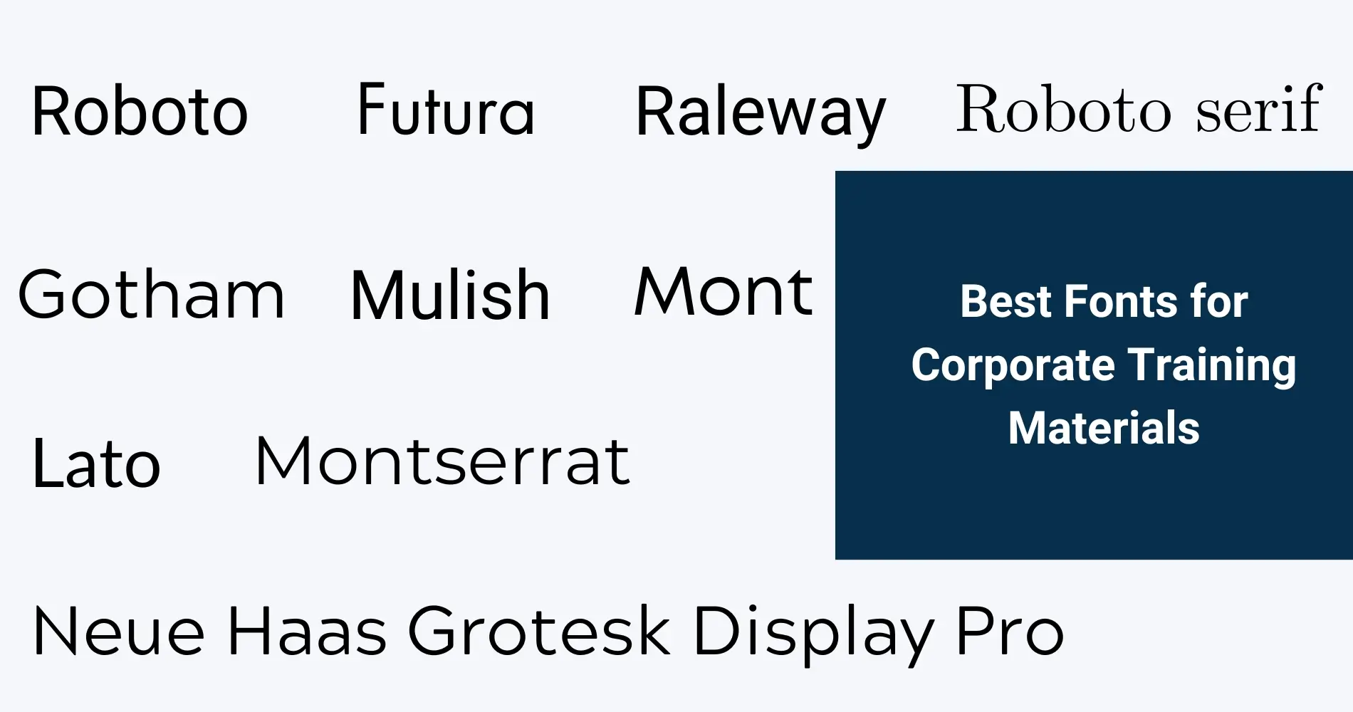 Choose Fonts Carefully