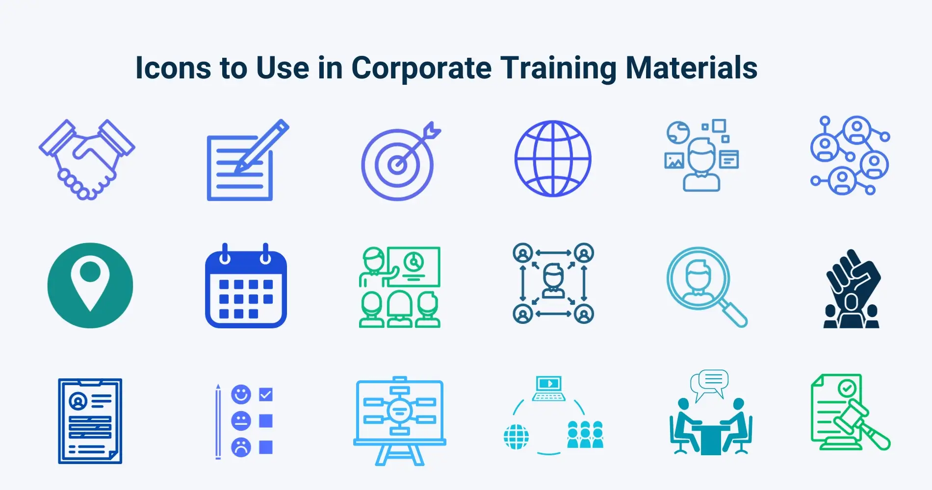 Use Icons and Symbols Appropriately