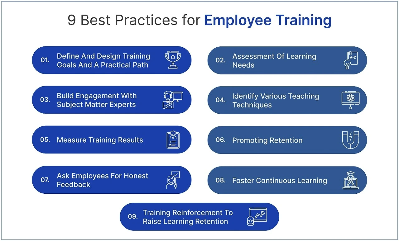 9 Best Practices for Employee Training
