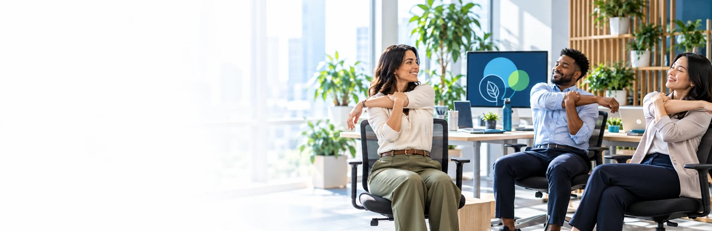 Employees training on resilience, energy management, and financial wellness