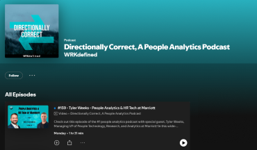 Directionally Correct, A People Analytics Podcast