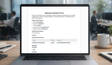 Employee Evaluation Form