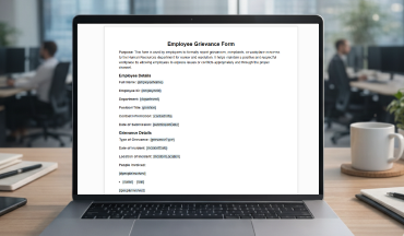 Employee Grievance Form