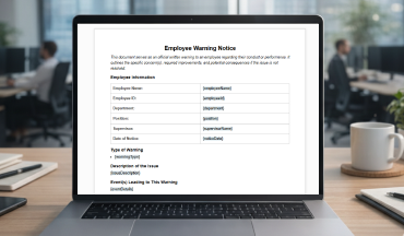 Employee Warning Notice