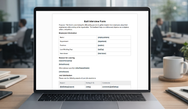 Exit Interview Form