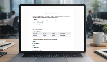 Internship Agreement