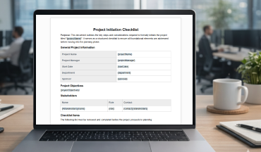 Project Initiation Checklist