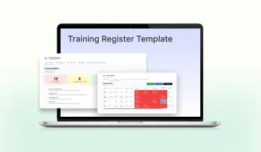 Training Register Template